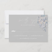 Floral Bouquet Wedding RSVP Response Card (Vorderseite)