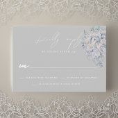 Floral Bouquet Wedding RSVP Response Card Karte