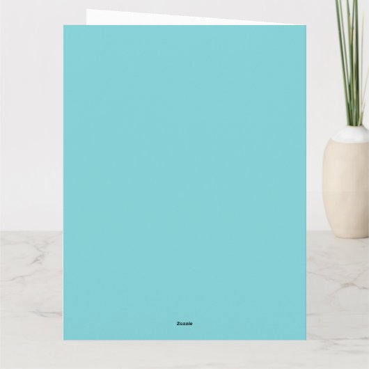 Floral Bouquet Zitat Valentinstag Karte (Rückseite)