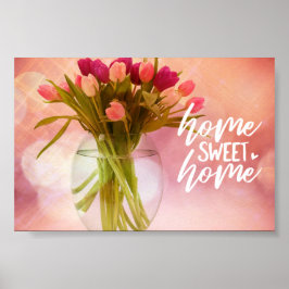 Floral Bouquet Zuhause Sweet Zuhause Poster