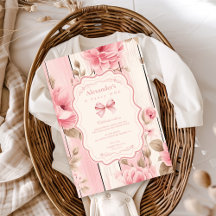 Floral Bow Extravagant ONE Girl 1. Geburtstag