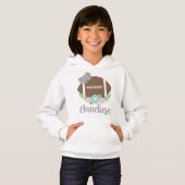 Floral Bow Football Hoodie (Vorne ganz)