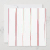 Floral Bow Pink Brautparty Einladung (Rückseite)