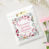 Floral Bow Sie bindet das Brautparty des Knotens Geschenktütchen (Versiegelt)