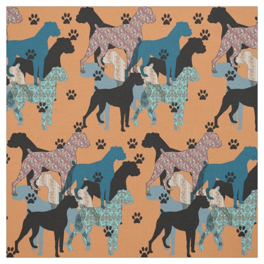 Floral-Boxen-Druckgewebe Stoff (Muster)