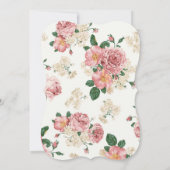 Floral Brautparty Einladung (Rückseite)