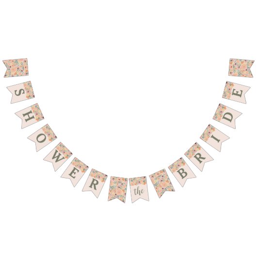 Floral Brautparty Flag Banner (Alle)