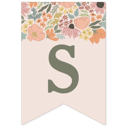 Floral Brautparty Flag Banner (Zweite Fahne)