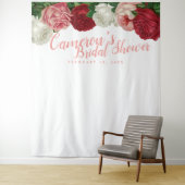 Floral Brautparty Hintergrund Wandteppich (Beispiel)