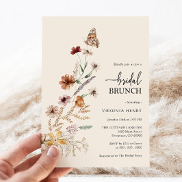 Floral Bridal Brunch Invitation Einladung