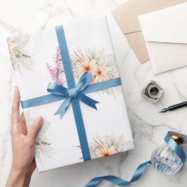 Floral Bridal Geschenkpapier