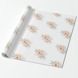 Floral Bridal Geschenkpapier