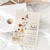 Floral Bridal Luncheon Einladung