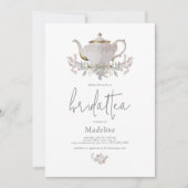 Floral Bridal Tea Bridal Dusche Einladung (Vorderseite)