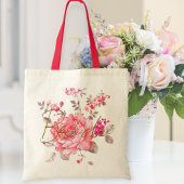 Floral Bride Bag - Elegant Pink Design Tragetasche