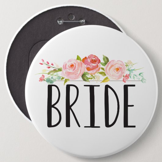 Floral | Bride Button (Vorne & Hinten)