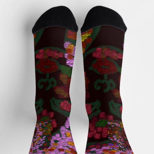 Floral Bride Socken (Oben)