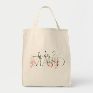 Floral Bridesmaid Gift Tote Bag Brautparty Geschen Tragetasche