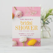 Floral Bridge zu sein Einladung (Stehend Vorderseite)