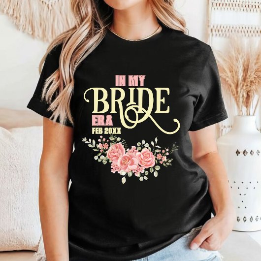 Floral Brie als Brautparty T-Shirt
