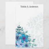 floral briefpapier (Vorne/Hinten)