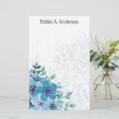 floral briefpapier (Stehend Vorderseite)