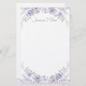 floral briefpapier (Vorne/Hinten)