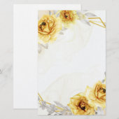 floral briefpapier (Vorne/Hinten)