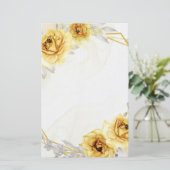 floral briefpapier (Stehend Vorderseite)