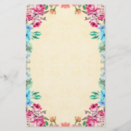 floral briefpapier