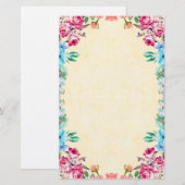 floral briefpapier (Vorne/Hinten)