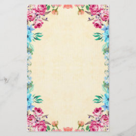 floral briefpapier