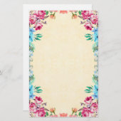 floral briefpapier (Vorne/Hinten)