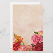 floral briefpapier (Vorne/Hinten)