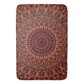 Floral Brown Mandala Design-48566 Badematte (Vorderseite Vertikal)