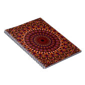Floral Brown Mandala Design-48566 Notizblock (Rechte Seite)