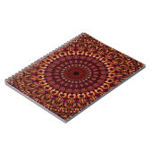Floral Brown Mandala Design-48566 Notizblock (Linke Seite)