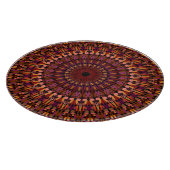 Floral Brown Mandala Design-48566 Schneidebrett (Ecke)