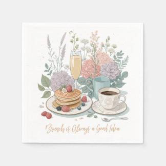 Floral Brunch Paper Napkins Serviette