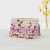 Floral Bud Designer Karte (Gelbe Blume)