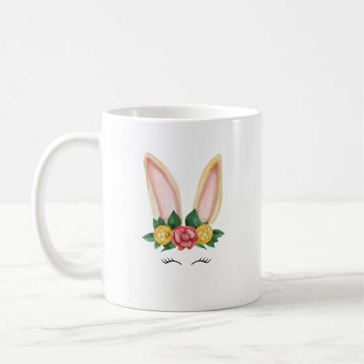 Floral Bunny Fantasy Kaffeetasse (Links)