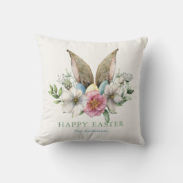 Floral Bunny Ohr & Eggs Ostern Kissen