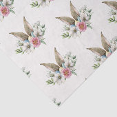 Floral Bunny Ohr & Eggs Ostern Seidenpapier (Ausschnitt)