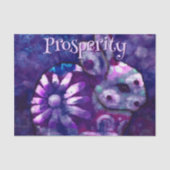 Floral Bunny Rabbit Personalisiert Decoupage Seidenpapier (Vorderseite)