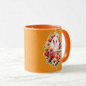 Floral Bunny – Spring Easter Illustration - caneca Tasse (VorderseiteRechts)