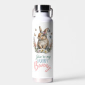 Floral Bunny Water Flasche (Vorne)