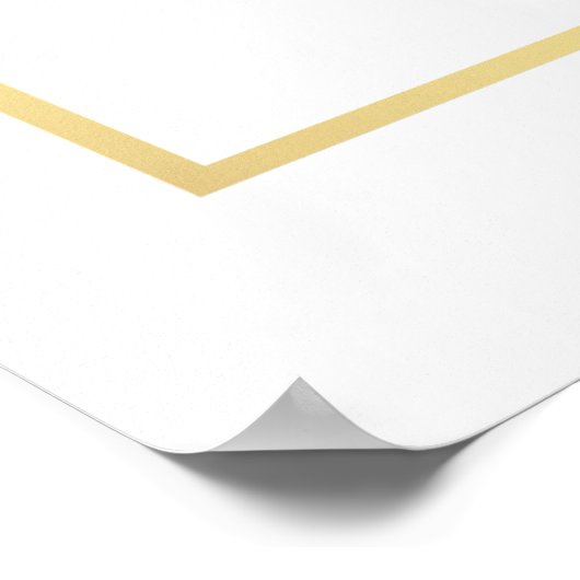 Floral Burgundy Gold Wedding Welcome Foto Poster (Ecke)