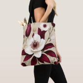 Floral Burgundy Pflanze Botanical Tasche (Von Nahem)