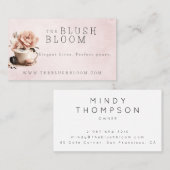 Floral Business Card für Bäckereien/Coffee Shops Visitenkarte (Vorne/Hinten)
