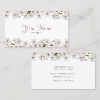 Floral Business Card - II Visitenkarte